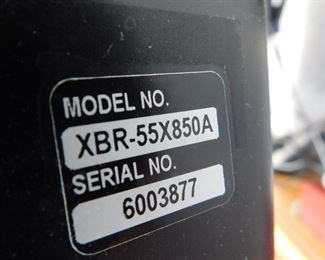 Sony 65 inch TV model XBR-65X900A 4K 3D LED UHDTV