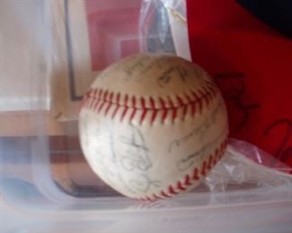 Autographed Braves Items