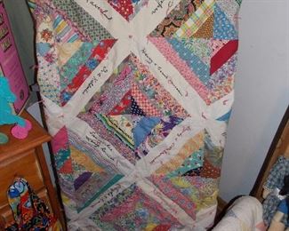 Quilt with Names