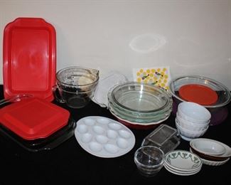 kitchen casseroles and pie plates