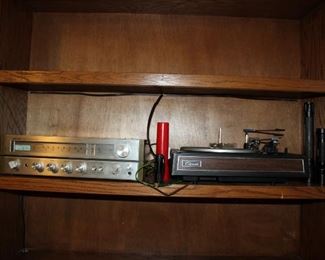 Receiver and Gerard record player