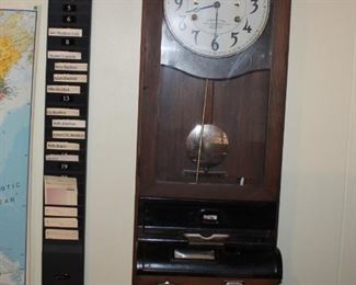 vintage Time clock