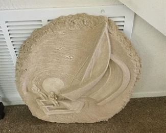 Sailing wall plaque