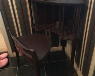 telephone table & chair