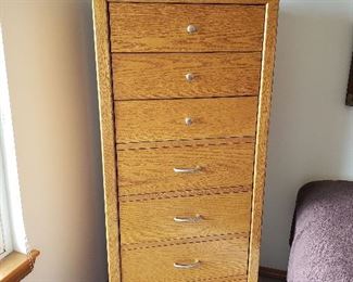Tall Lingerie Jewelry chest, spins to reveal a full length mirror