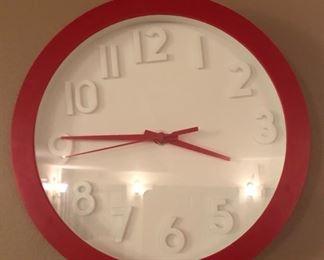 red clock