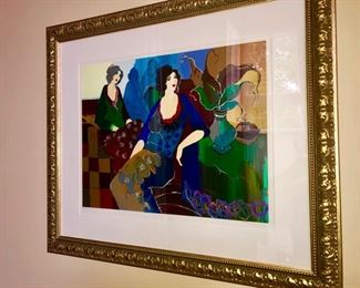 Here is a Tarkay Signed and Numbered Serigraph or Lithograph.  Love this artist and his images of strong women.