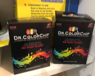 Dr. Color Chip - at first I thought this was for hair (yellow, blue, red, etc.) but it's for CARS