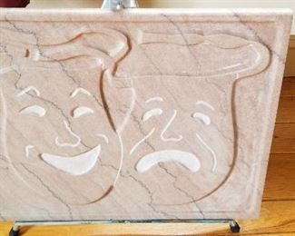 Marble Drama Mask Decor https://ctbids.com/#!/description/share/216001