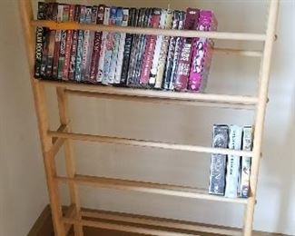 DVD Rack and DVDs https://ctbids.com/#!/description/share/216036