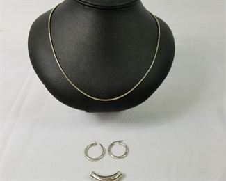 Collection of Sterling and 14 Karat Gold Jewelry     https://ctbids.com/#!/description/share/214386