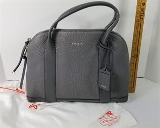 Coach Leather Handbag; New York https://ctbids.com/#!/description/share/214399