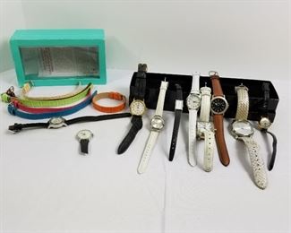 Collection of Watches; Omega, Citizen, Joan Rivers, Watch Bands https://ctbids.com/#!/description/share/214335
