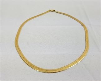 14 Karat Gold Chain Necklace https://ctbids.com/#!/description/share/214356