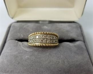 14-Karat Gold Ring with 1/2 Carat Diamonds https://ctbids.com/#!/description/share/214376