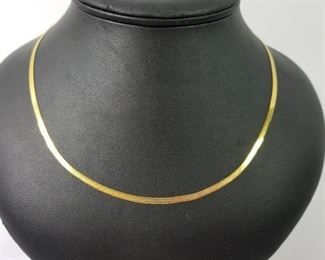 14-Karat Gold Chain Necklace https://ctbids.com/#!/description/share/214375