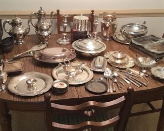 Lots of silver, some sterling pieces.