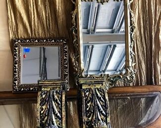 Mirrors and Wall Sconces https://ctbids.com/#!/description/share/214259