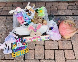 Bin of Easter Decor https://ctbids.com/#!/description/share/214252