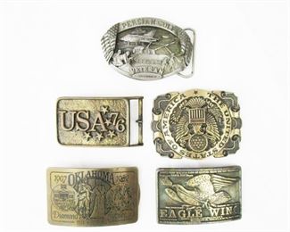 Patriotic Belt Buckles