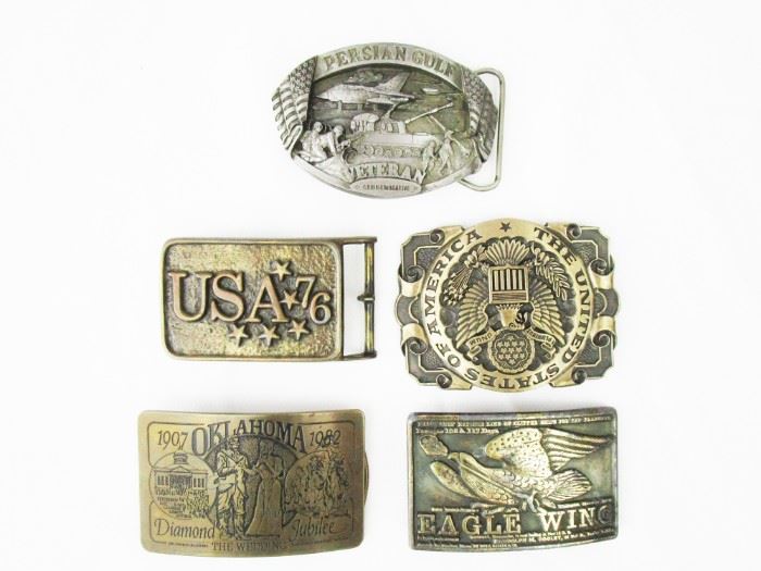 Patriotic Belt Buckles