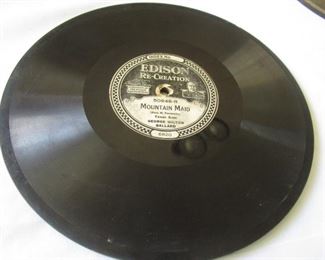 antique Thomas Edison records