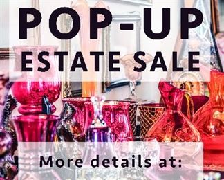 Pop Up Sign Window Decal Coming Soon
