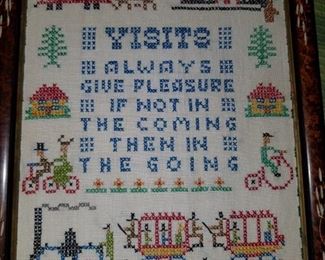 Vintage cross stitch