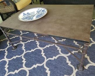 La Barge coffee table (rug may be in the sale)