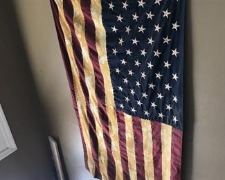 One of a few vintage American flags