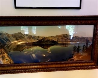 vintage photo of Crater Lake