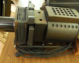 Keystone View Co. Vintage Electric Slide Projector Includes Metal Carrying Case And Slides Approx. 37 Slides