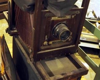 Antique Ilex Optical Co. Bellow Studio Camera