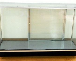 Metal Framed Glass Display Case, 38" X 60" X 20"
