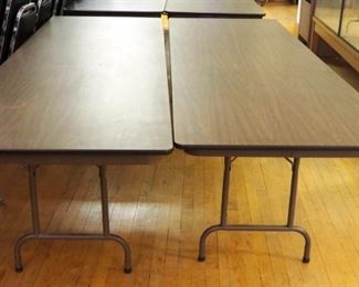 8' Folding Tables, Qty 2