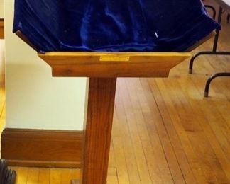 Solid Wood Podium 45" And Alter, 30" X 20" Square