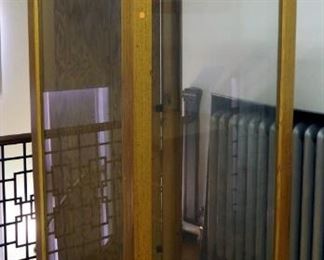 Solid Wood Glass Mannequin Display Case, 82" X 32" X 30"