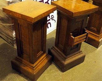 Solid Wood Aisle Stands, 33" x 15" x 15", QTY 2
