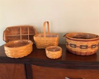 Longaberger baskets.....prestine condition.