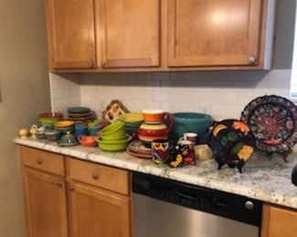 YES!  That is Fiestaware!  Just Beautiful!