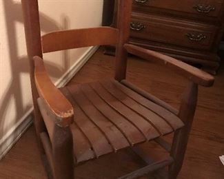 small children's rocking chair
