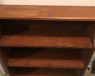 vintage bookshelf