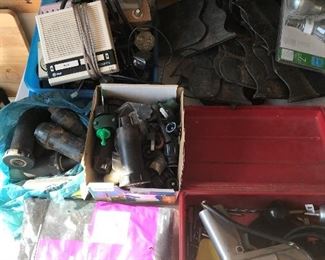 tools and sprinklers