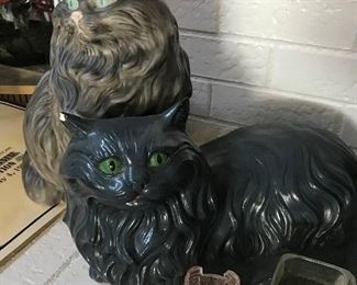 cat sculptures