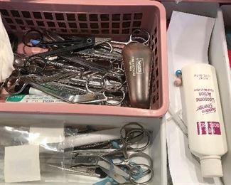 hair cutting and misc. scissors