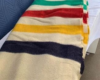 Hudsons Bay QueenKing Wool Blanket