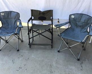 Three Folding Chairs