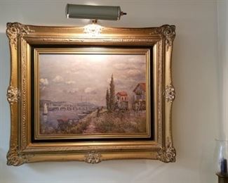 Oil researching artist