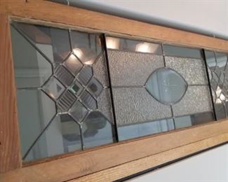 Antique Leaded Glass transom window