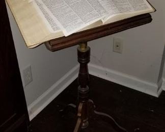 Used as a Tome stand